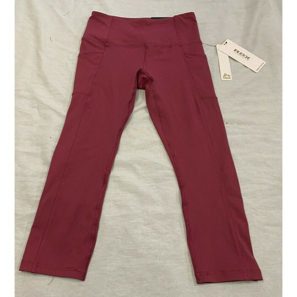 NWT RBX WOMENS ATHLETIC YOGA CAPRI LENGTH LEGGING SIZE S